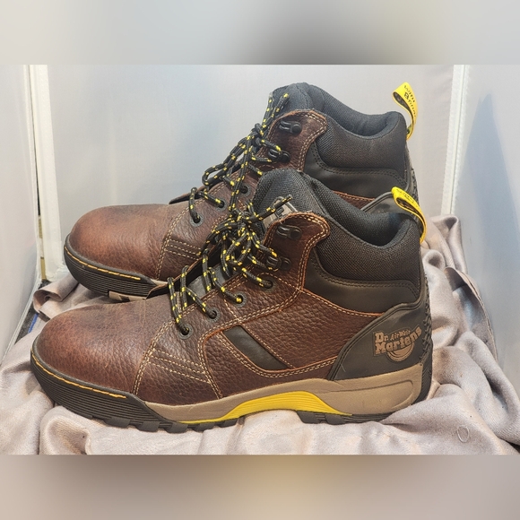 Dr. Martens Other - Dr Martens Grapple Steel Toe Cap Brown/Black Leather SIZE 12 US M